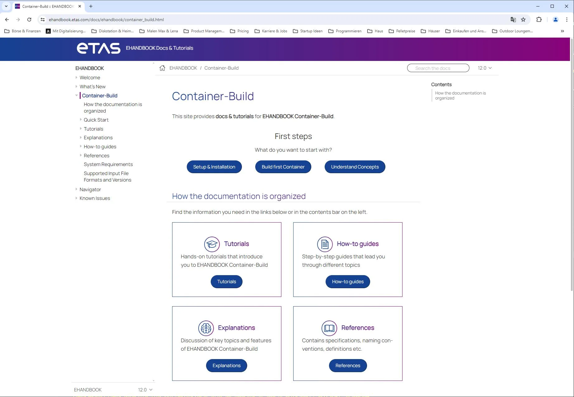 EHANDBOOK Docs & Tutorials